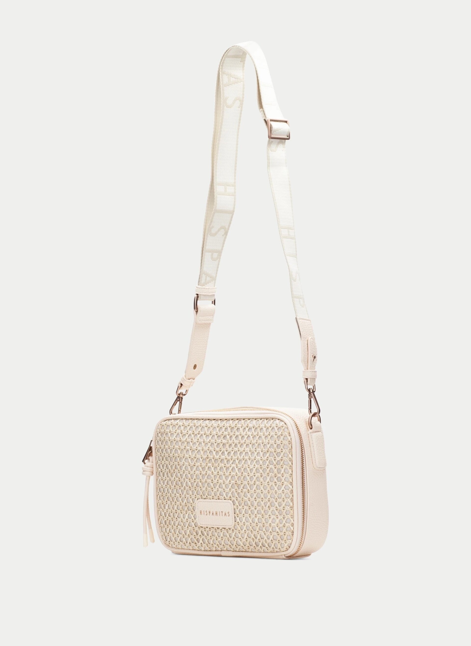 Bolso Hispanitas bandolera crema BV264720 - 5