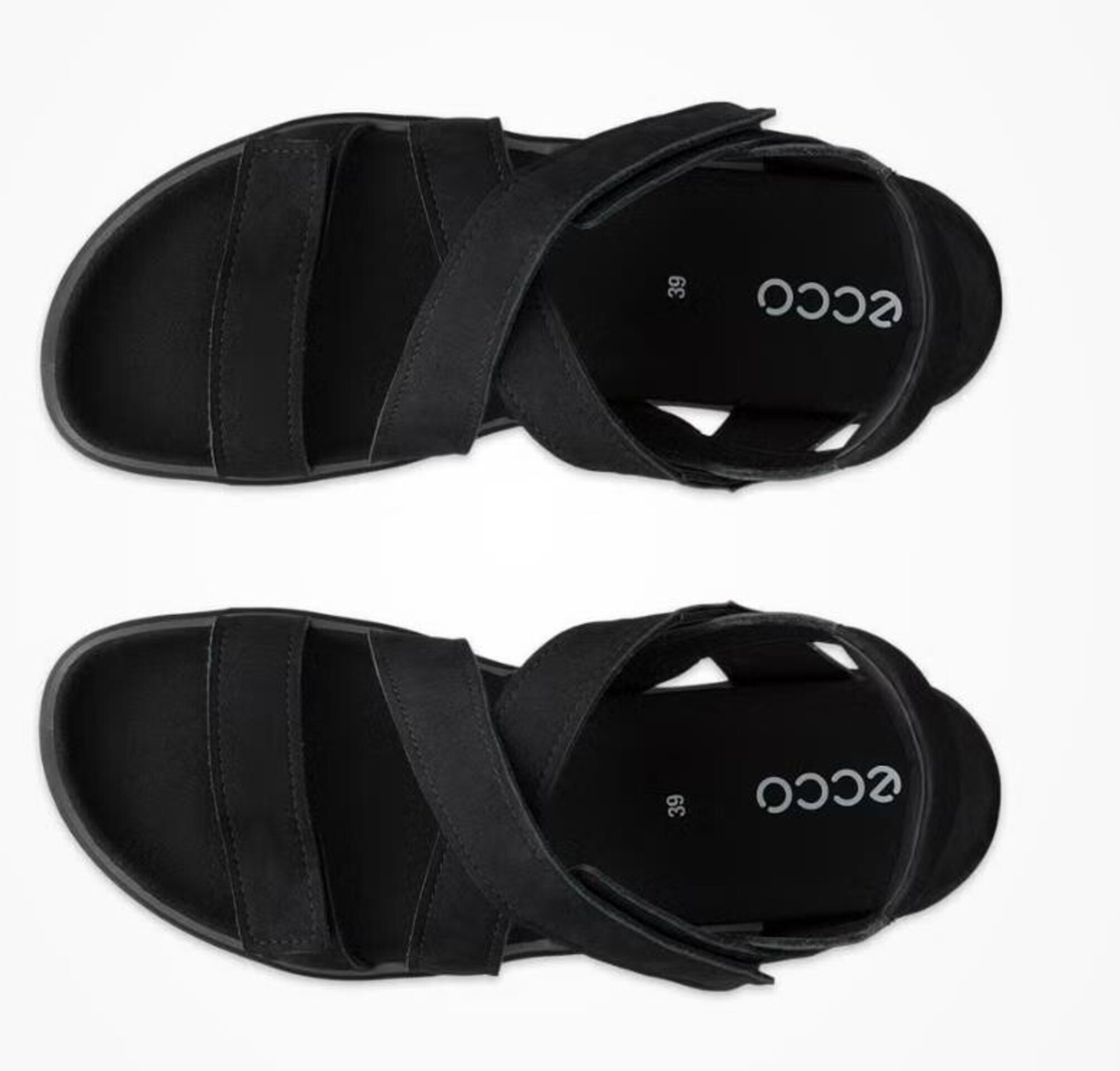 Sandalia ECCO plana Soft negro 238813 - 5