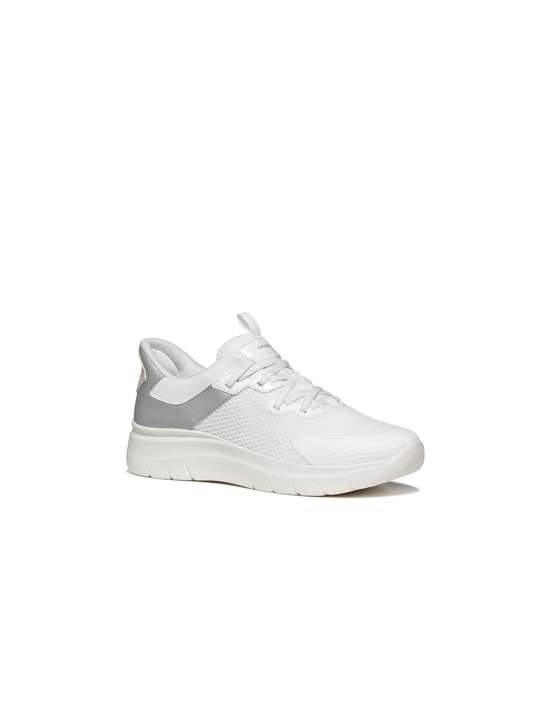 Deportivo Geox Plummery Plus blanco-plata D670JB - 3