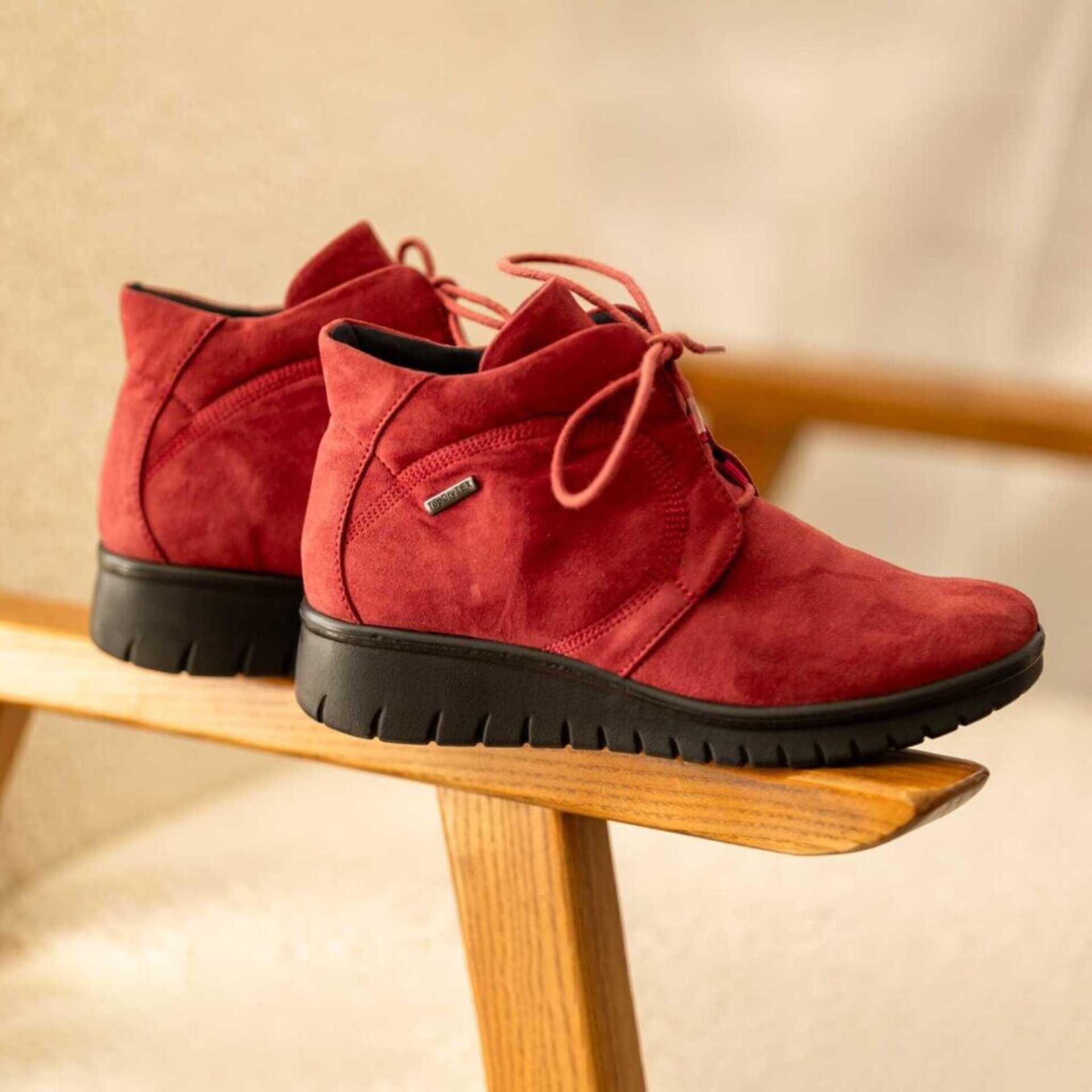 Botin Josef Seibel waterproof Calais 80 rojo 55350 - 1