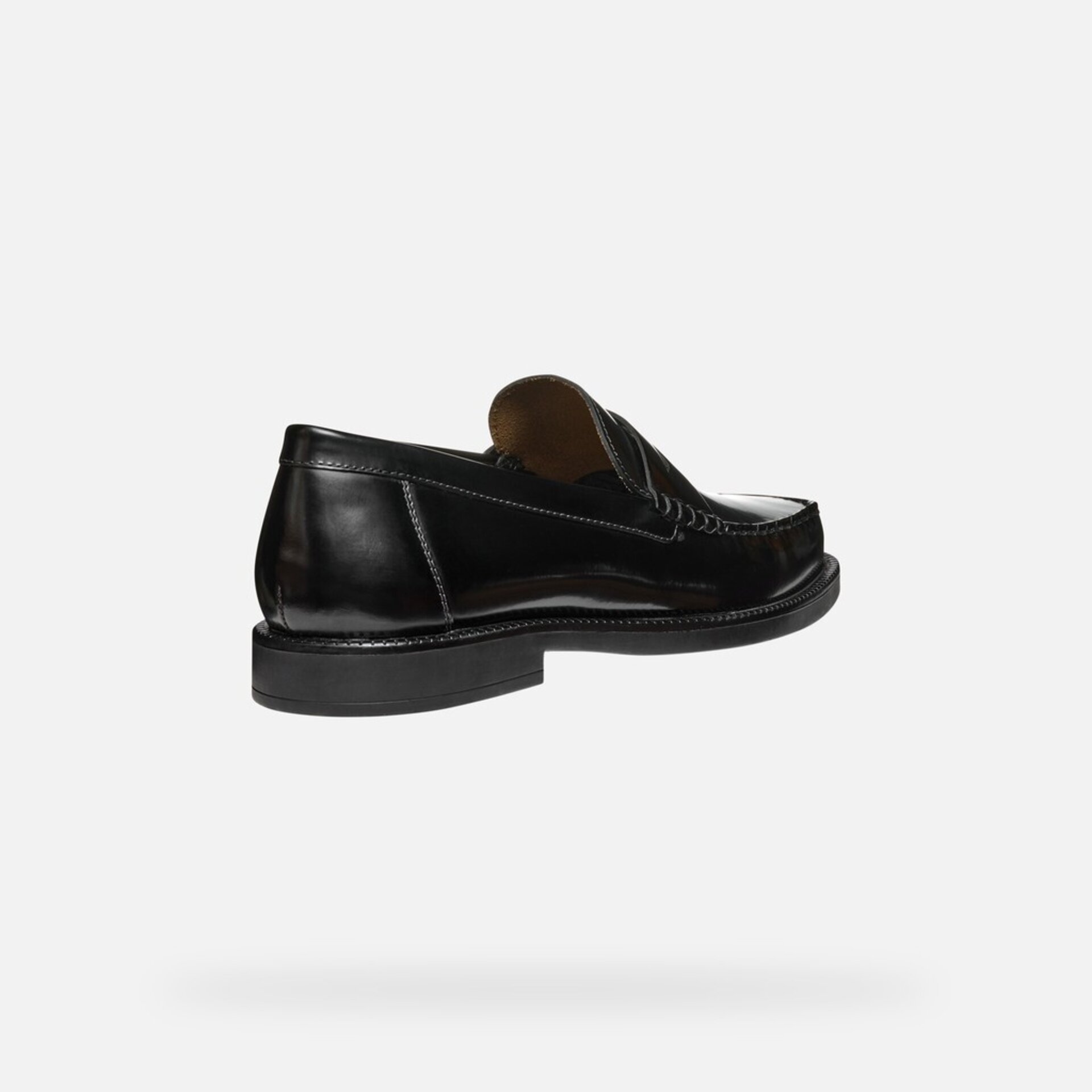 Mocasin Geox piel Recanati negro U55HVB - 4