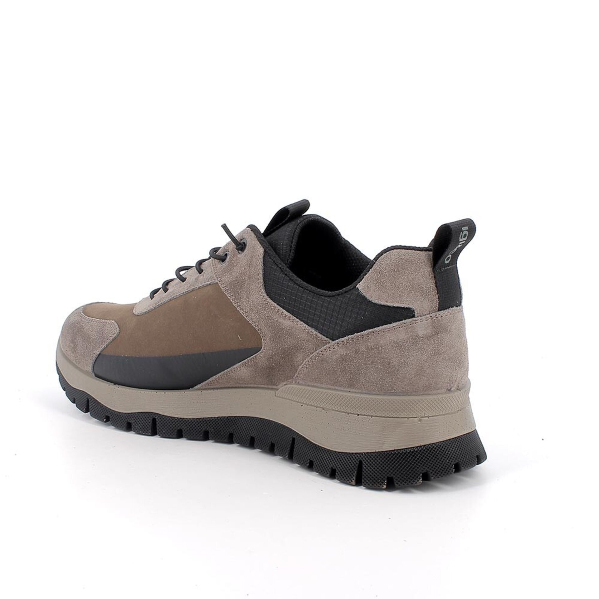 Deportivo Igi&co gore-tex marron/gris cordones - 3