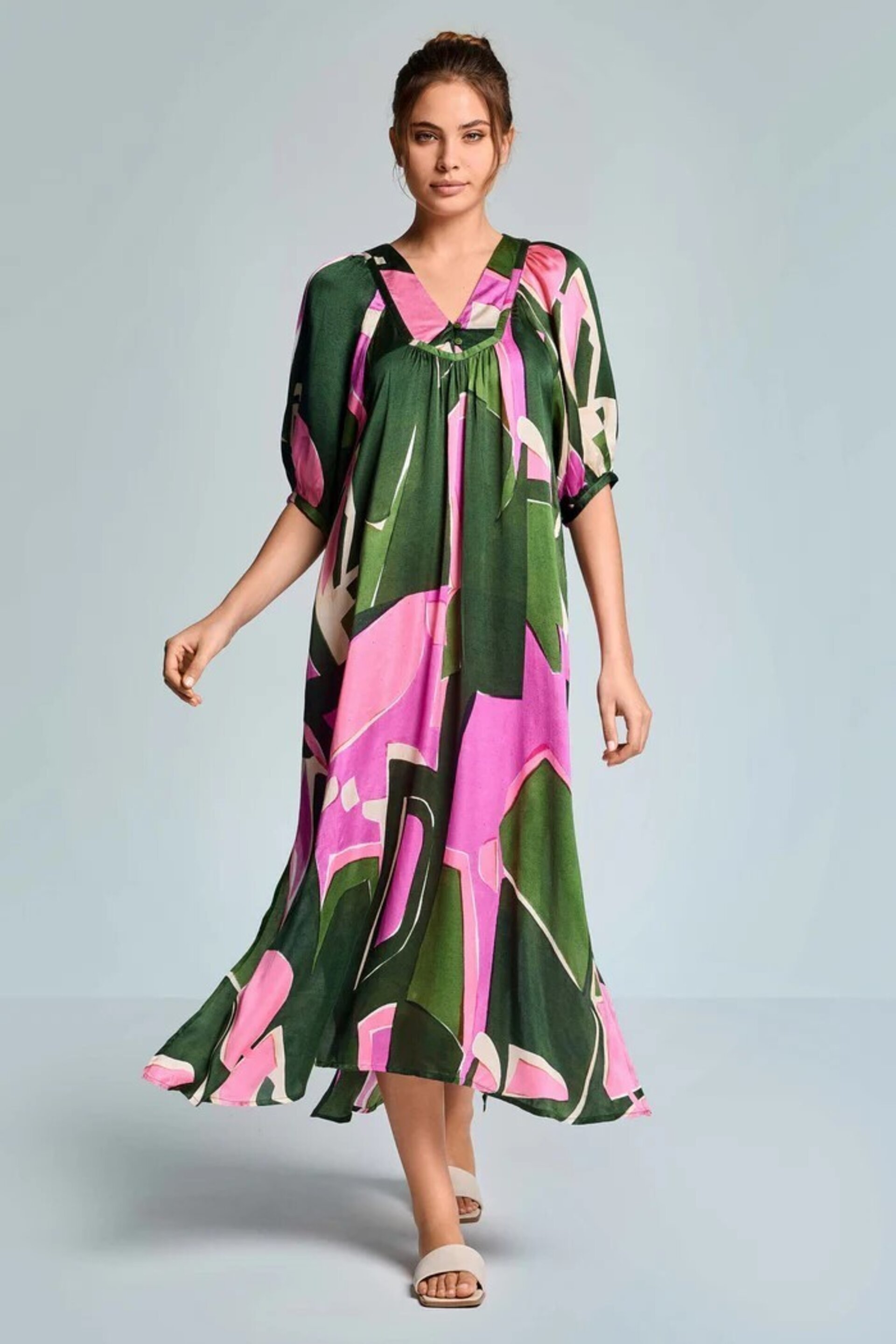 Caftán largo Iconique Penny multicolor IC26-101 - 3