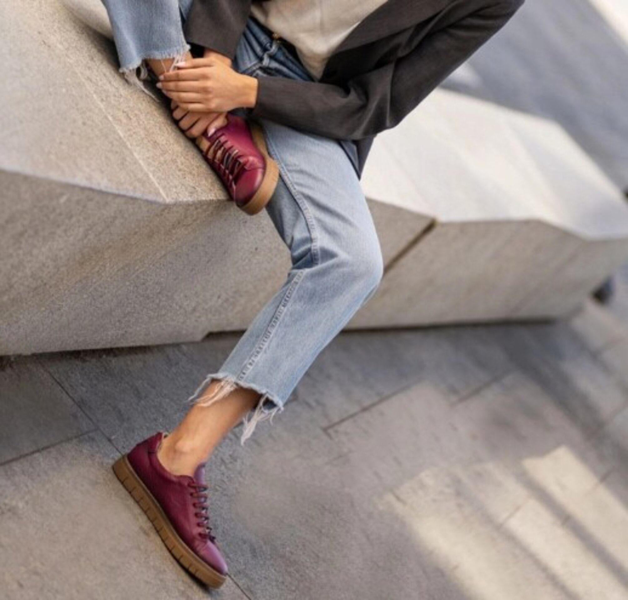 Sneaker Jose Saenz rural-bogota melanzana - 1