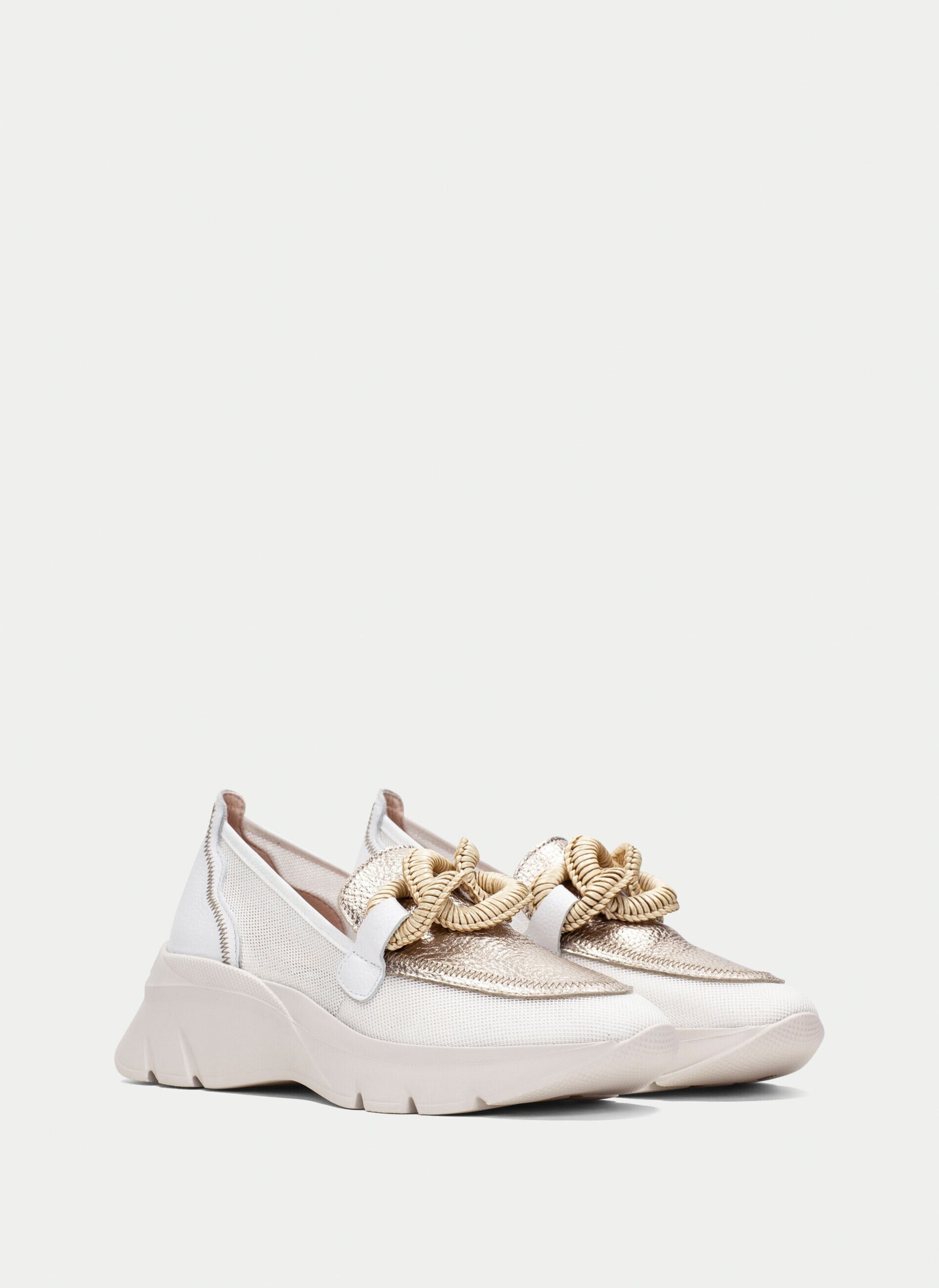 Mocasin Hispanitas HV254050 Blanco-Cava - 3