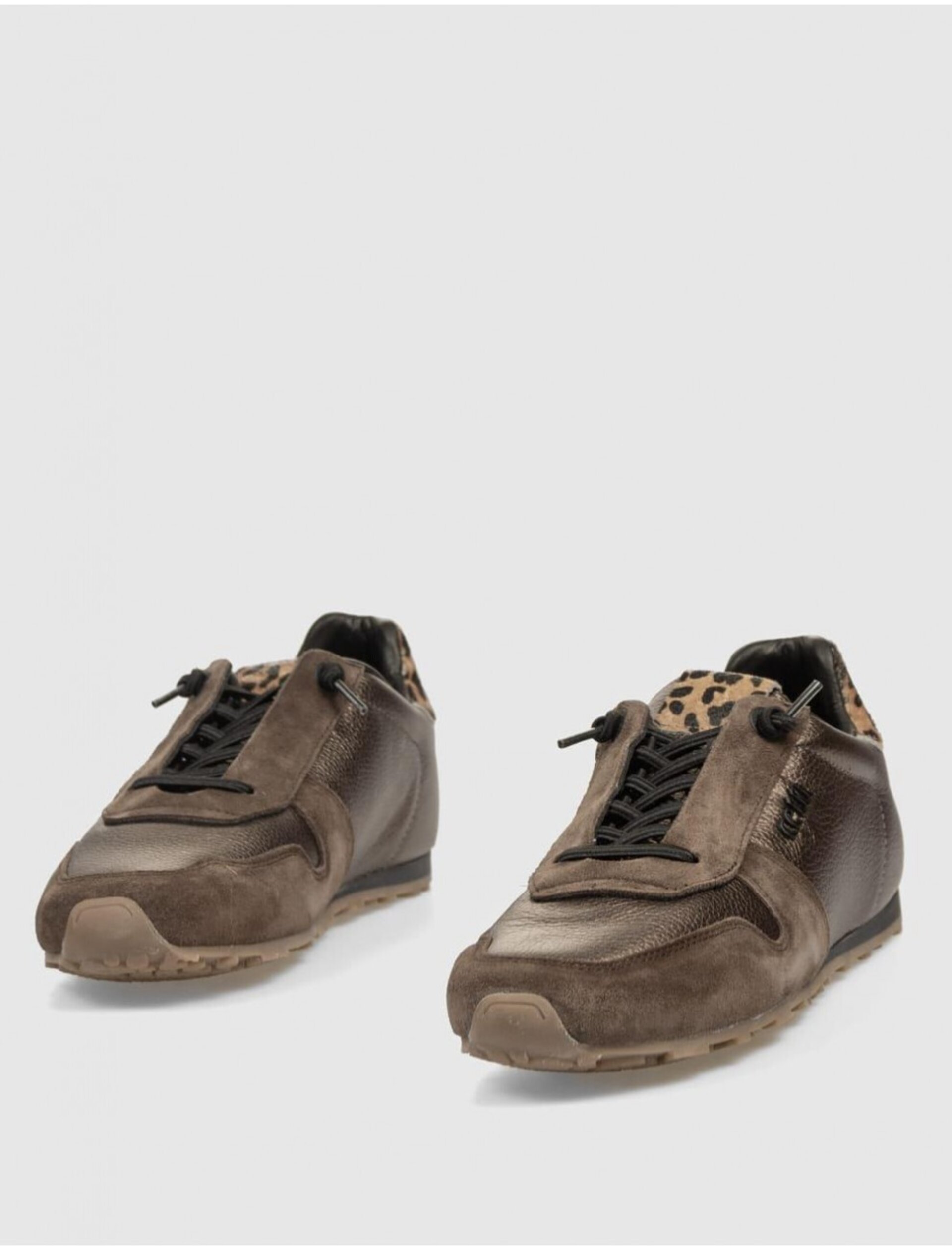 Zapatillas CETTI ante/piel bronce C-1379 - 3