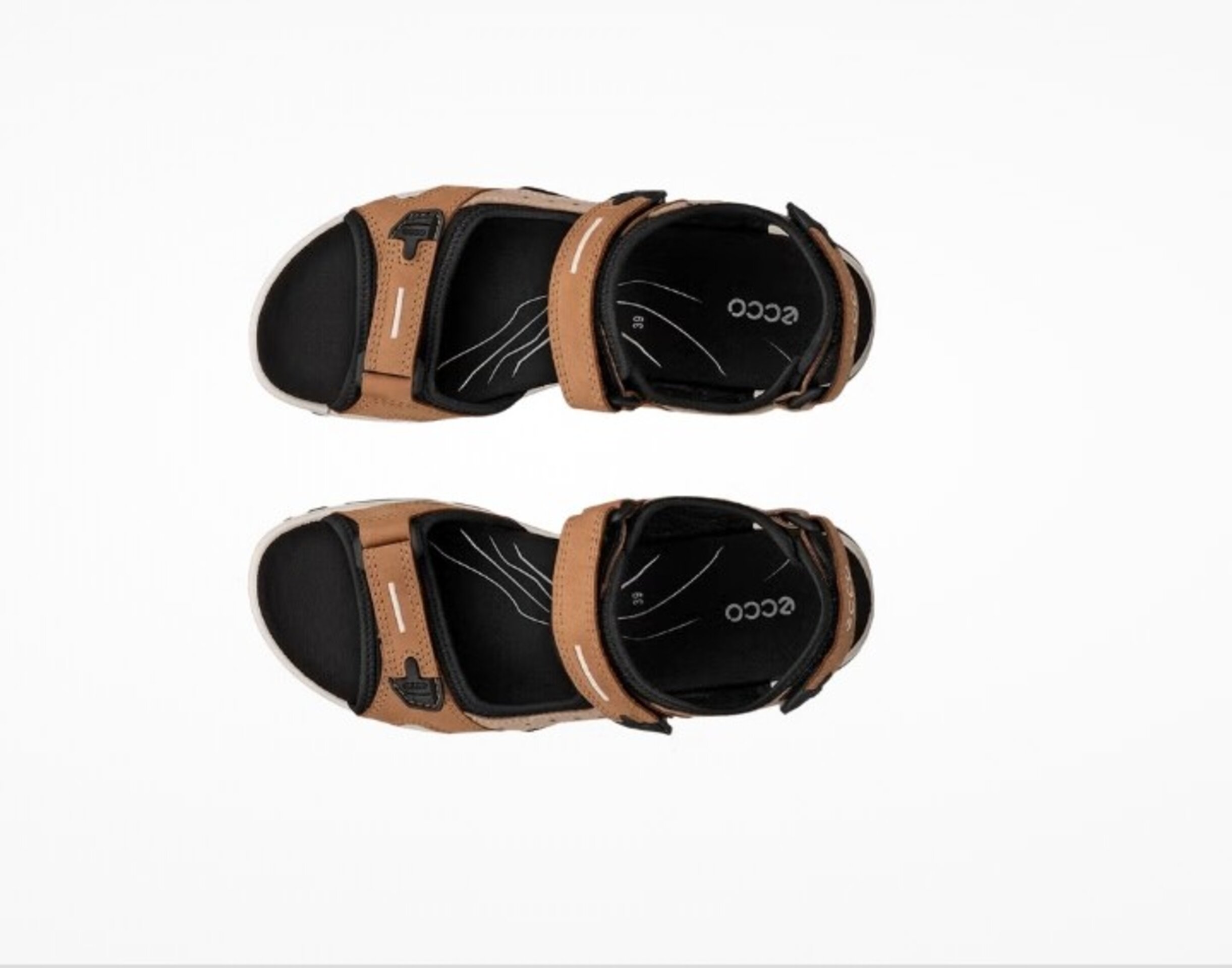 Sandalia ECCO plana Offroad marrón 069563 - 5