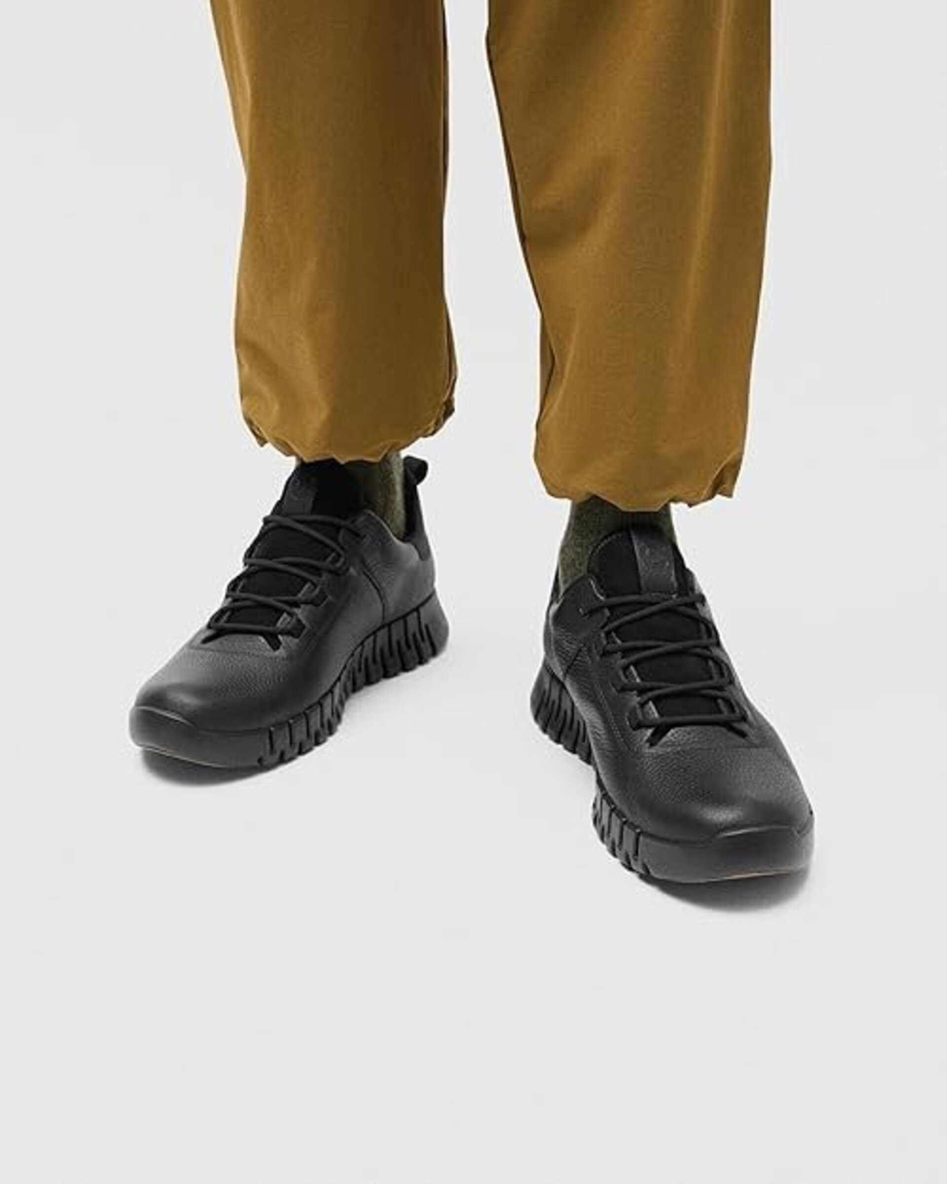 Zapatillas Ecco de piel Gore-Tex negro 525224 - 1