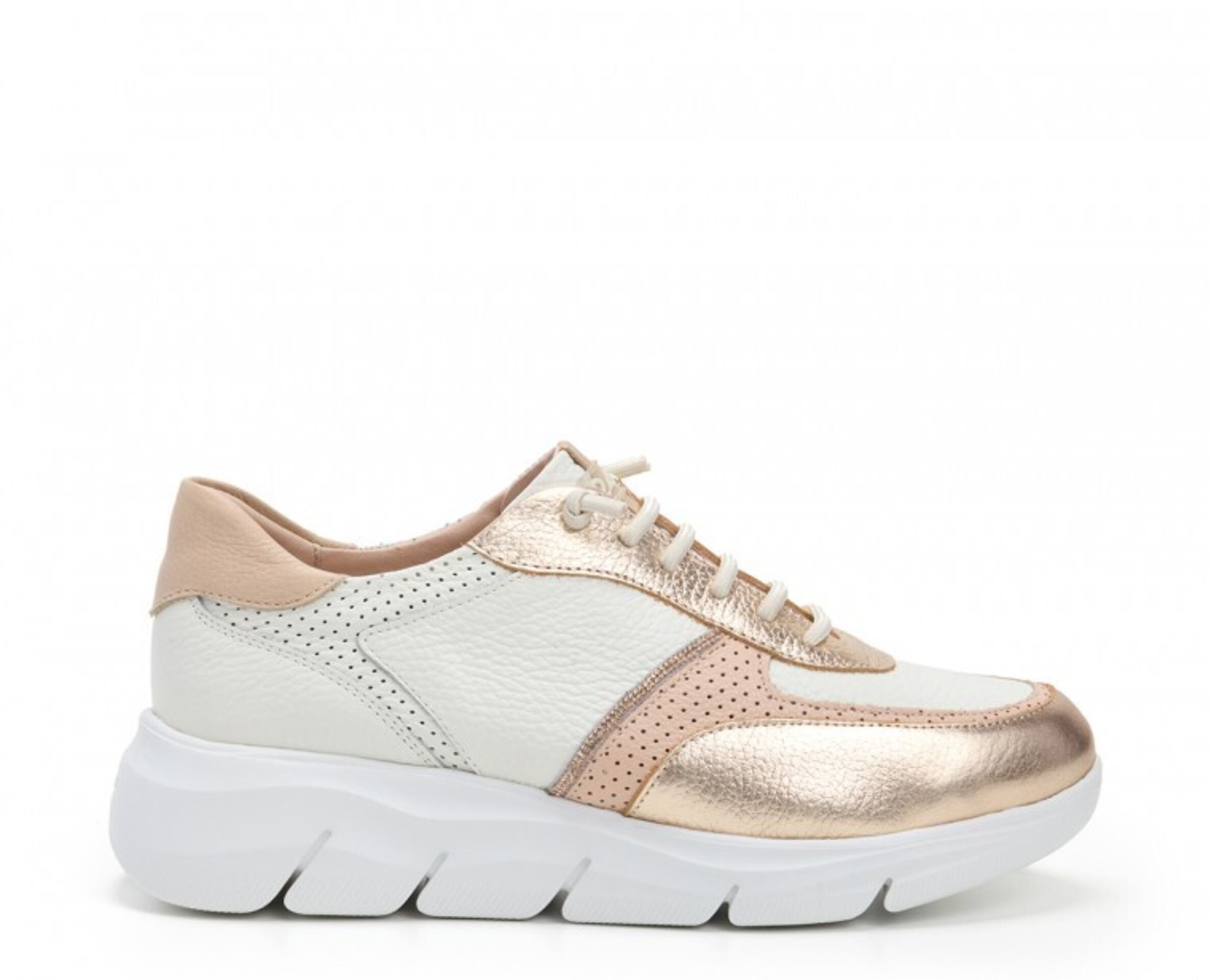 Sneaker 24 HORAS piel cordón elástico 26462 - 4